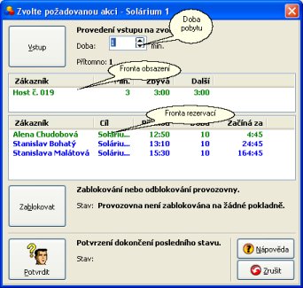 Vstup zen provozovna